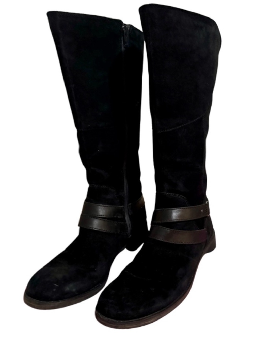 North Face Bridgeton Riding Boot in Black Suede 9